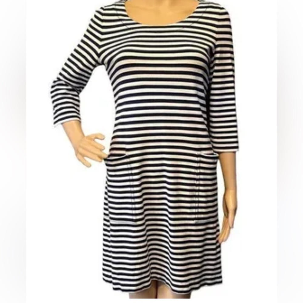 Kate spade strip knee length dress size 4